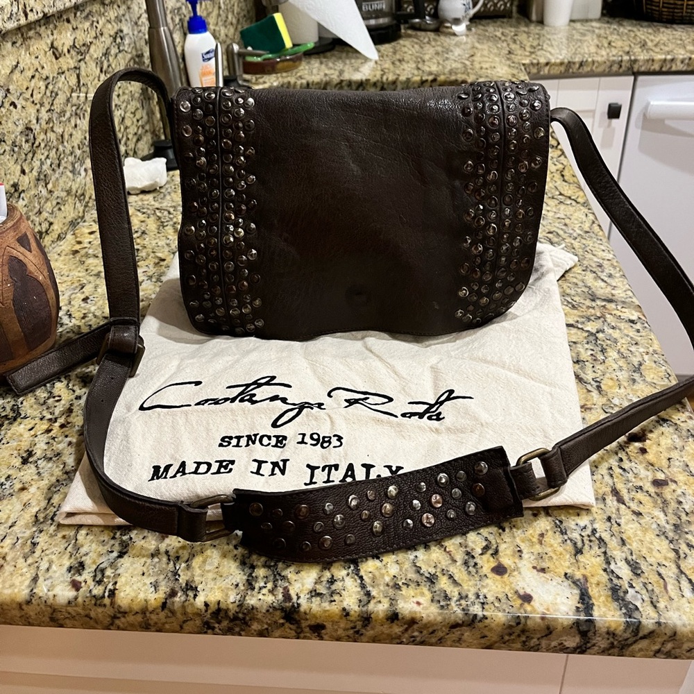 EUC Costanza Rota Made in Italy Crossbody with Dust Bag 9X12